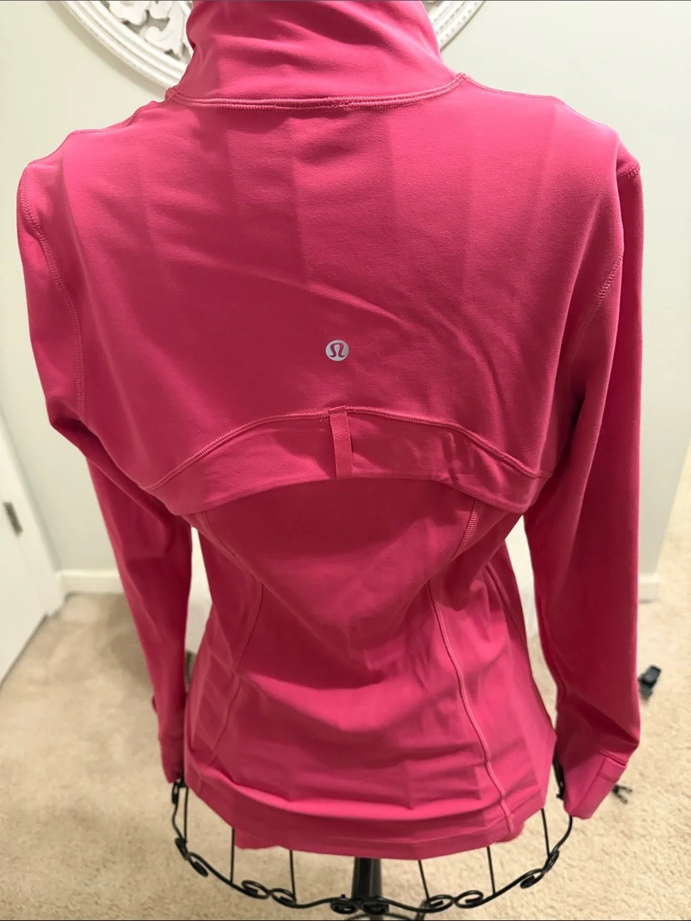 lululemon athletica Hot Pink Zip Jacket with Matching Short Set